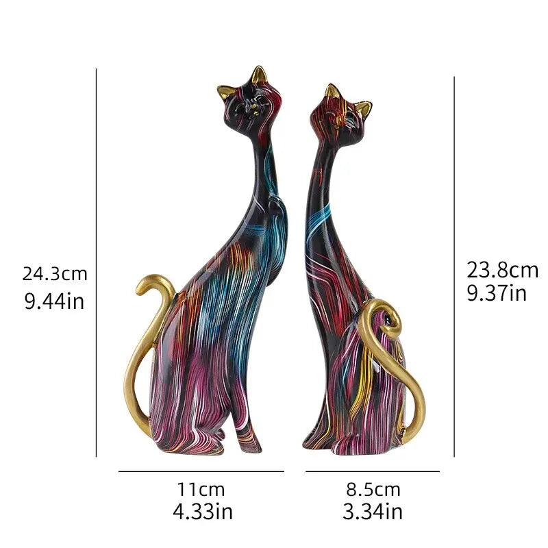 Cattéa | Künstlerisches Katzen-Duo mit eleganter Ausstrahlung