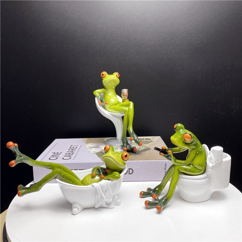 Frolico | Verspielte Froschskulptur mit charmantem Charakter