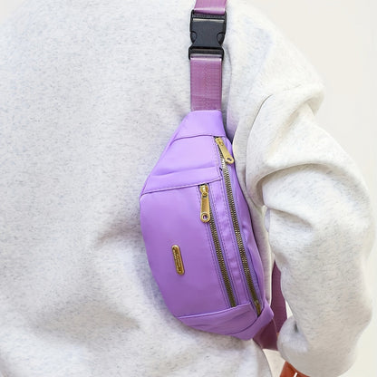 Movéra | Leichte Crossbody- & Hüfttasche mit mehreren Reißverschlussfächern