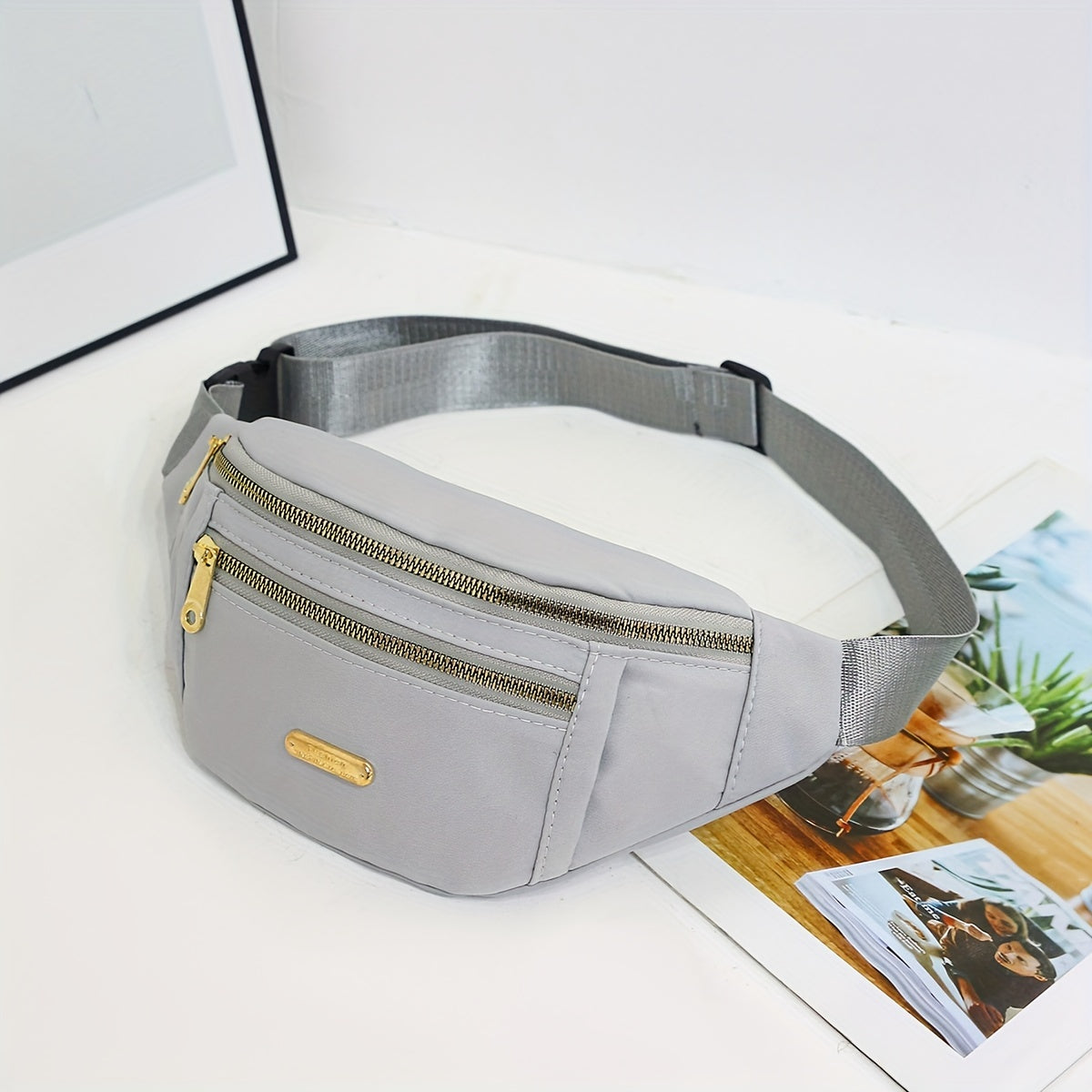 Movéra | Leichte Crossbody- & Hüfttasche mit mehreren Reißverschlussfächern