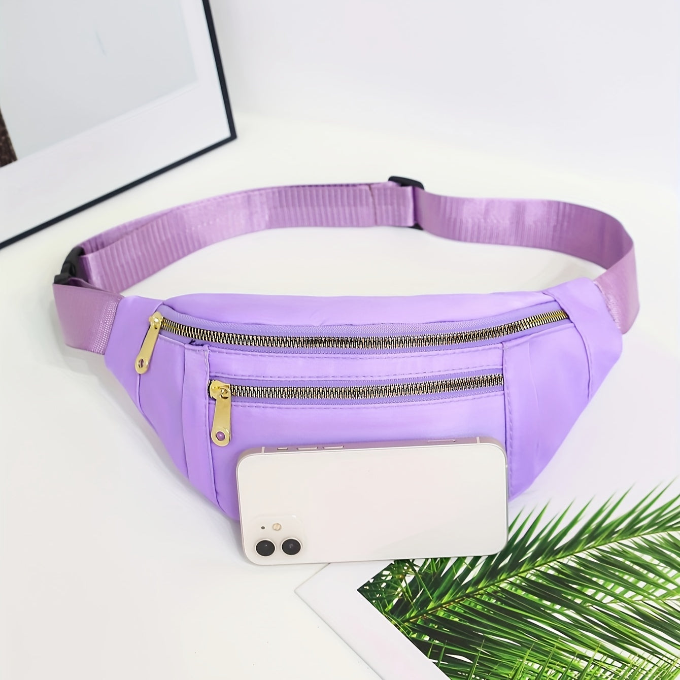 Movéra | Leichte Crossbody- & Hüfttasche mit mehreren Reißverschlussfächern