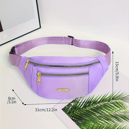 Movéra | Leichte Crossbody- & Hüfttasche mit mehreren Reißverschlussfächern