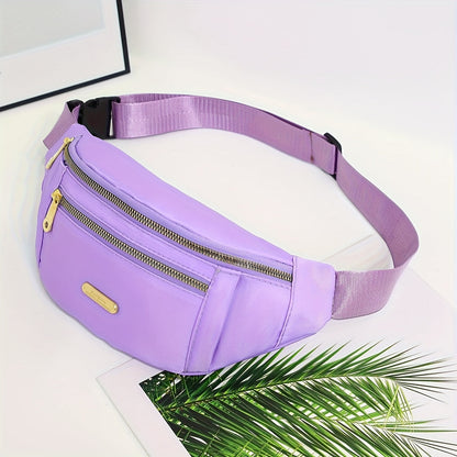 Movéra | Leichte Crossbody- & Hüfttasche mit mehreren Reißverschlussfächern