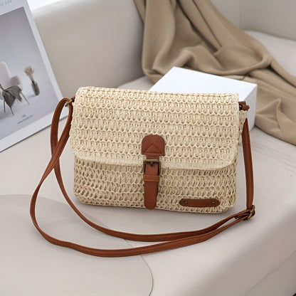 Solmira | Geflochtene Schultertasche mit verstellbarem Riemen für sommerliche Looks