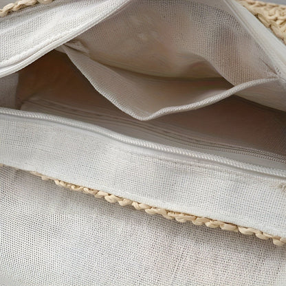 Solmira | Geflochtene Schultertasche mit verstellbarem Riemen für sommerliche Looks