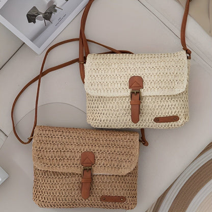 Solmira | Geflochtene Schultertasche mit verstellbarem Riemen für sommerliche Looks