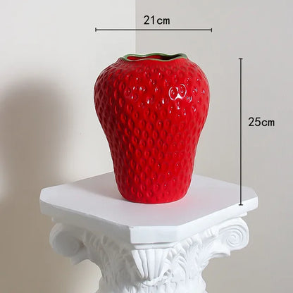 BerryPop | Verspielte Erdbeer-Vase mit fruchtigem Charme