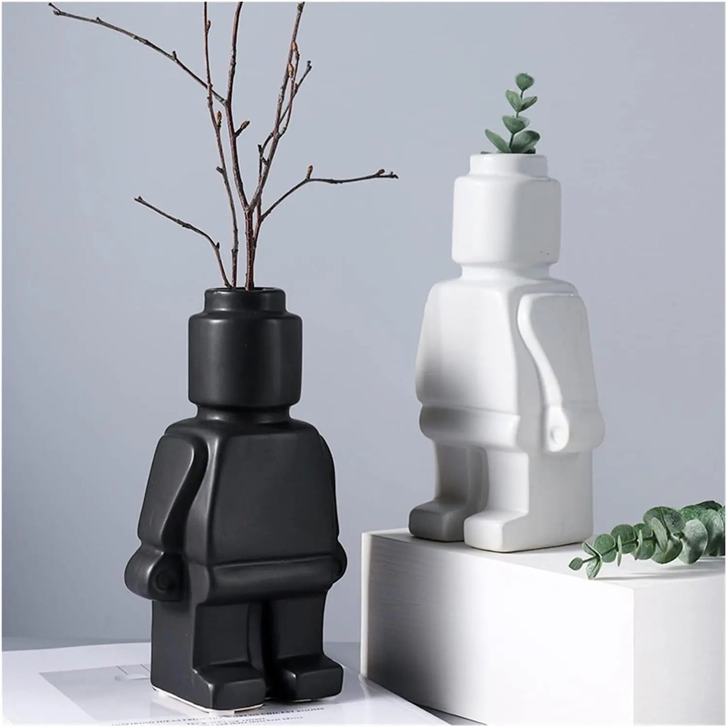 BrickBloom | Kreative Designvase mit modernem Charakter