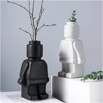 BrickBloom | Kreative Designvase mit modernem Charakter