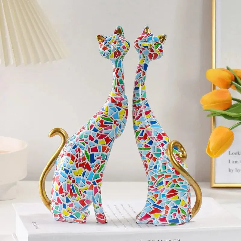 Cattéa | Künstlerisches Katzen-Duo mit eleganter Ausstrahlung
