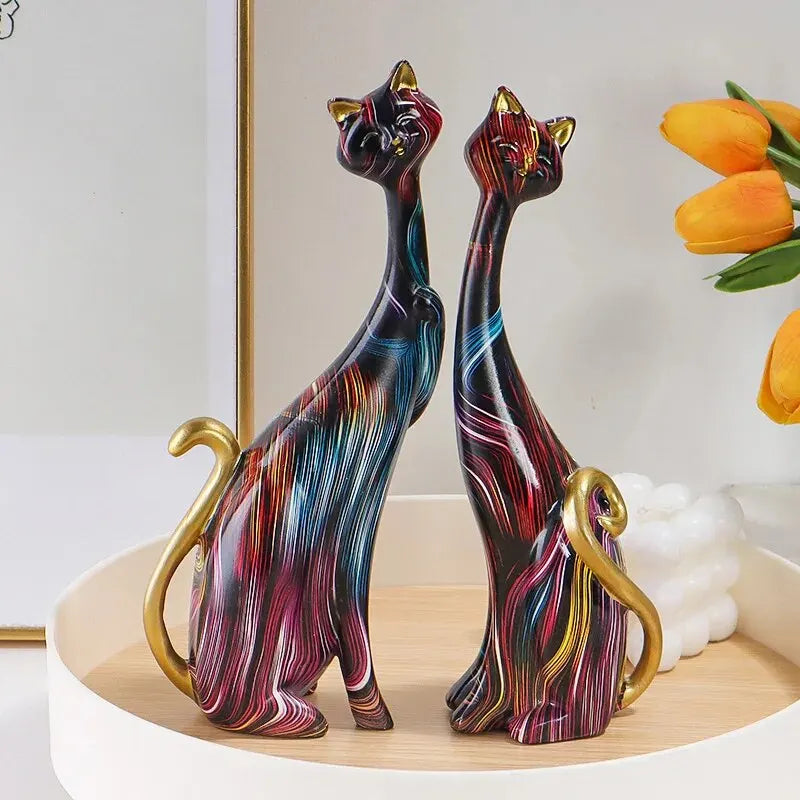 Cattéa | Künstlerisches Katzen-Duo mit eleganter Ausstrahlung