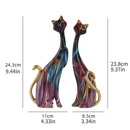 Cattéa | Künstlerisches Katzen-Duo mit eleganter Ausstrahlung