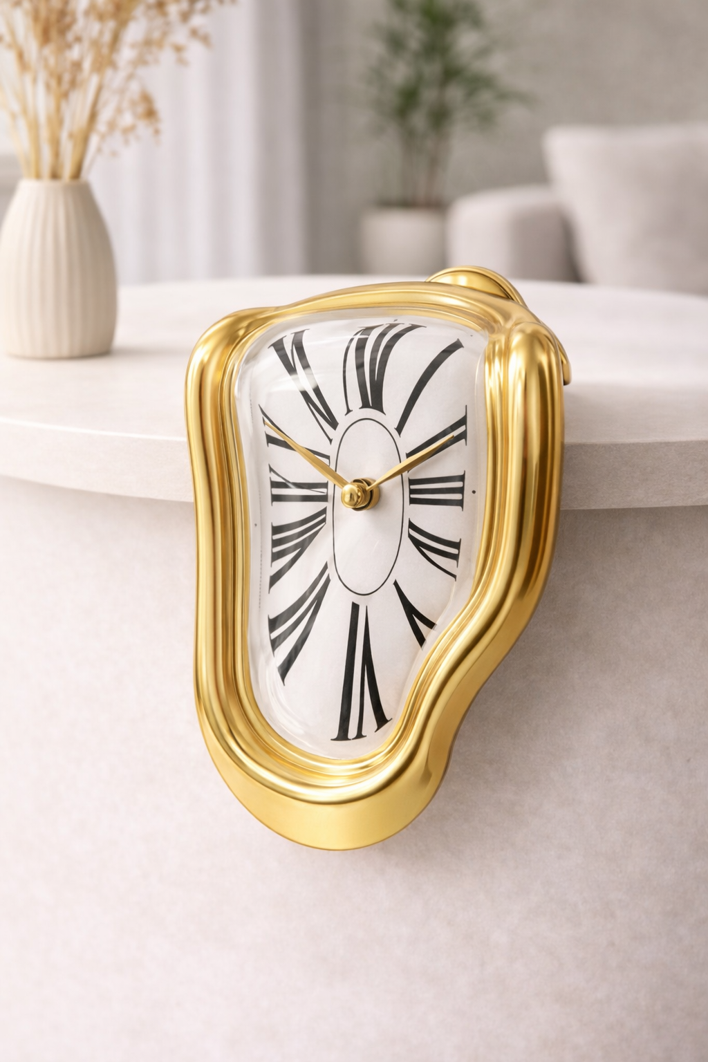 Meltique | Künstlerische Wanduhr mit fließendem Design