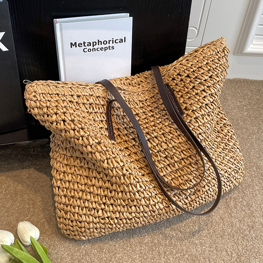 Colette | Geflochtene Sommertasche für stilvolle Ausflüge