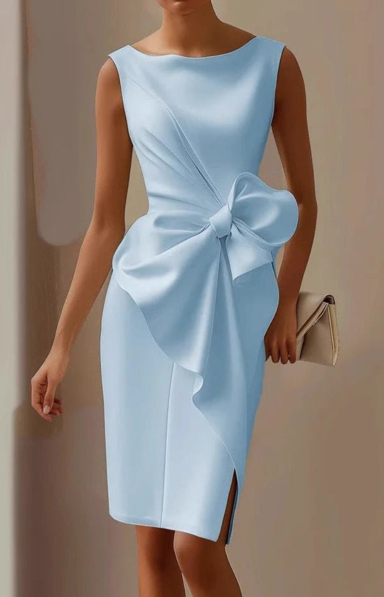 Losina | Elegantes Cocktailkleid mit Schleifendetail und figurbetonter Passform