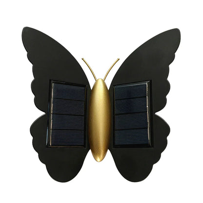 Fiorina | Dekorative Solar-Wandleuchte mit Schmetterlingsdesign & Bewegungsmelder
