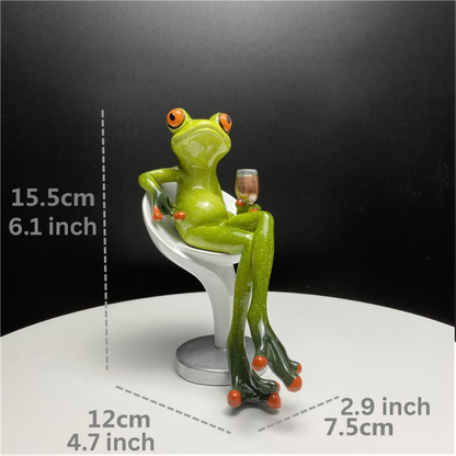Frolico | Verspielte Froschskulptur mit charmantem Charakter