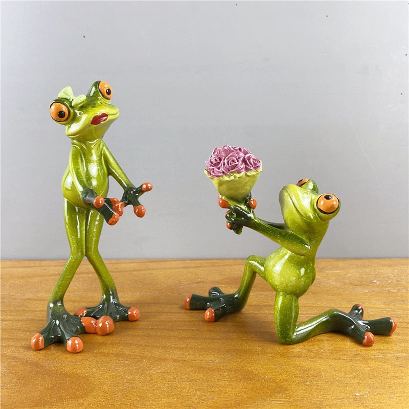 Frolico | Verspielte Froschskulptur mit charmantem Charakter