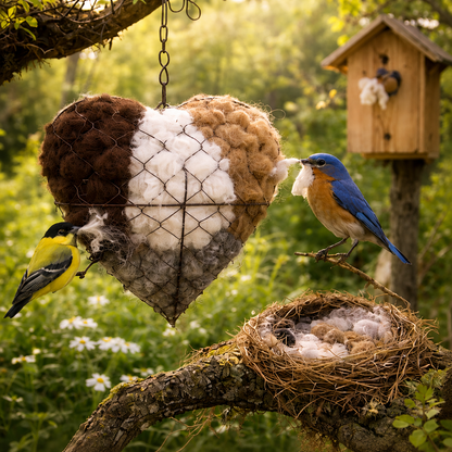 LiebesNest | Ein liebevoller Rückzugsort für Gartenvögel