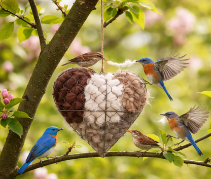 LiebesNest | Ein liebevoller Rückzugsort für Gartenvögel