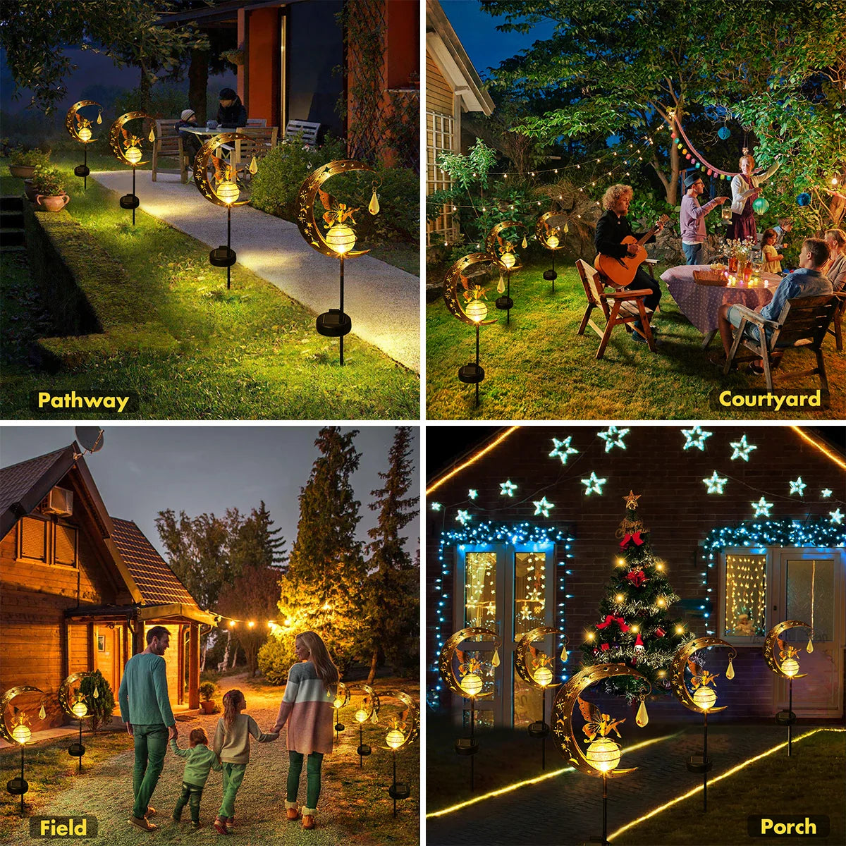 Moonelle | Magische Gartenbeleuchtung mit Fee & warmem Lichtschein