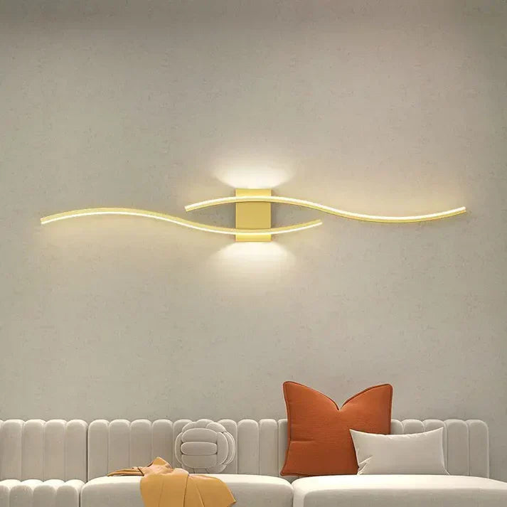 Noéline | Minimalistische Wandleuchte mit elegantem Wellendesign
