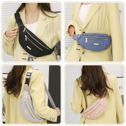 Movéra | Leichte Crossbody- & Hüfttasche mit mehreren Reißverschlussfächern