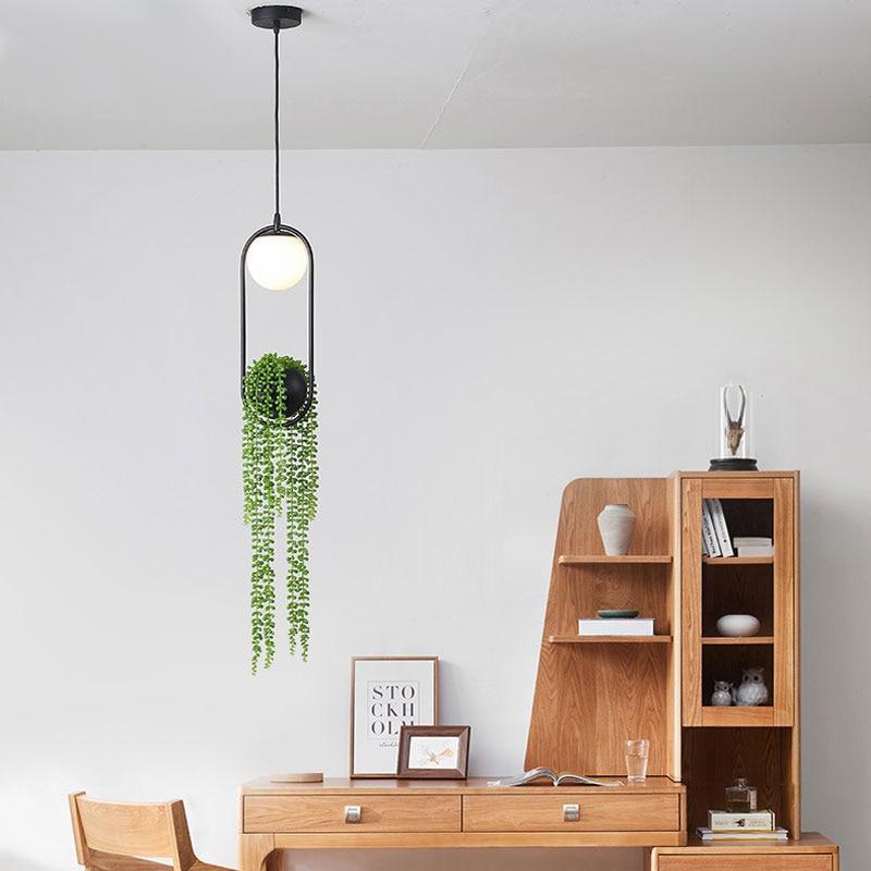 LumenBloom | Hängeleuchte mit Pflanzenhalter für natürliche Atmosphäre und modernes Design